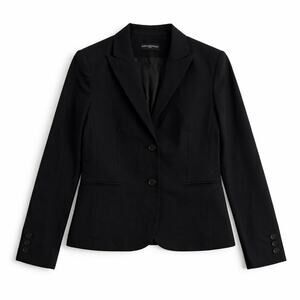Karl Lagerfeld Black Blazer Elevated Basic Minimalist Elegant Quiet Luxury